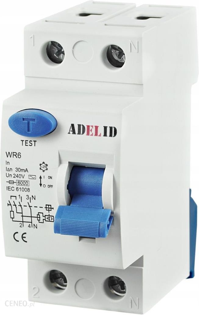 Adelid Różnicówka 1F 40A 30Ma 6Ka 2m WR640230