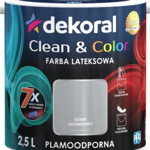 Dekoral Clean&Color Szary Ołówkowy 2,5L