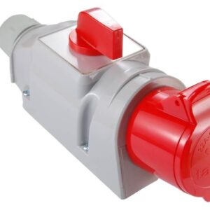 Tarel Gniazdo 16A/5P 400V 3P+N+Z Z Przełącznikiem 0-1 185