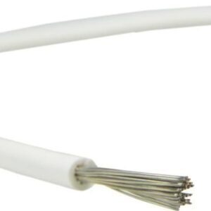 Tkd-Polska Kabel Silikonowy Sif 180°C 300/500V 1,5 Ciepłoodporny Lsoh Biały Linka Tkd (2500446)